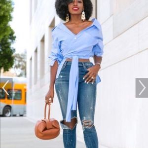 Brand new Zara wrap blouse